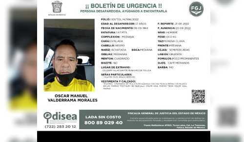 De nuestro inbox: Desaparece otro conductor de Didi en Toluca